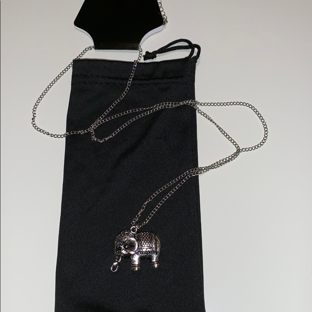 Long Elephant Necklace